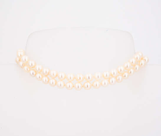 Sapphire-Diamond-Pearl-Necklace - photo 3