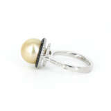 Pearl-Sapphire-Diamond-Ring - photo 2