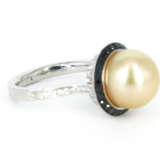 Pearl-Sapphire-Diamond-Ring - photo 4