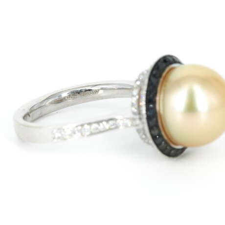 Pearl-Sapphire-Diamond-Ring - photo 5