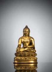 Feuervergoldete Bronze des Buddha Shakyamuni