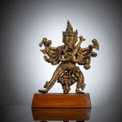 Feuervergoldete Bronze Cakrasamvara