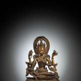 Feuervergoldete Bronze der Vasudhara - photo 1