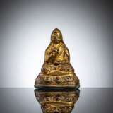 Feuervergoldete Bronze des Padmasambhava - photo 1