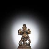 Seltene Bronze von Srikantha und Guhayakali - photo 3