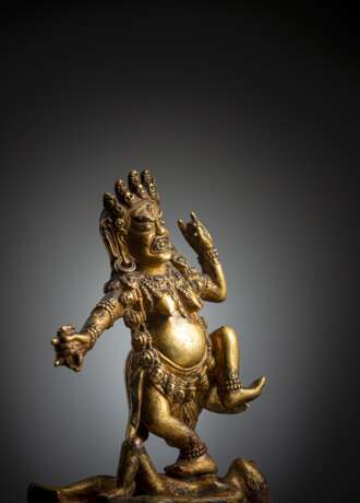 Feuervergoldete Bronze, möglicherweise Nairatmya - Foto 2