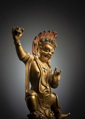 Feuervergoldete Bronze des Vajrapani - фото 2