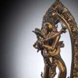 Große und seltene Figur von Samvara und Nairatma - photo 2