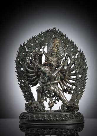 Große Bronze des Vajrabhairava - Foto 1