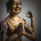 Skulptur des Sadaksari Avalokiteshvara aus Kupfer-Repoussé - photo 2