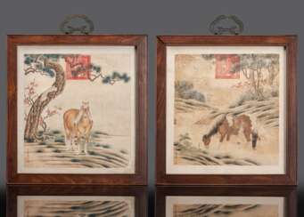 Im Stil von Castiglione (Lang Shining) (1688-1766)