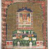 Großer Pichhwai-Behang mit Shrinathji - photo 1