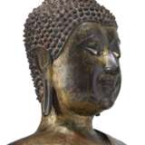 Lackvergoldete Bronze des Buddha Shakyamuni - Foto 2