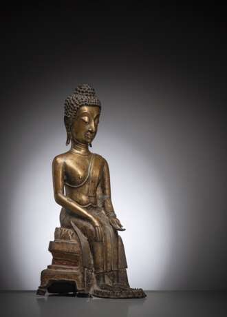 Ungewöhnliche Bronze des sitzenden Buddha - фото 2