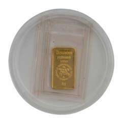 Gold - 1 Gramm Barren,