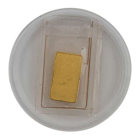 Gold - 1 Gramm Barren, - photo 2