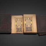 Koran und zwei geprägte Ledereinbände - Foto 1