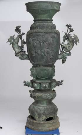 Monumentale Bronze-Vase - Foto 3