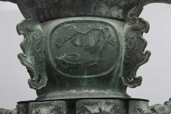 Monumentale Bronze-Vase - photo 7