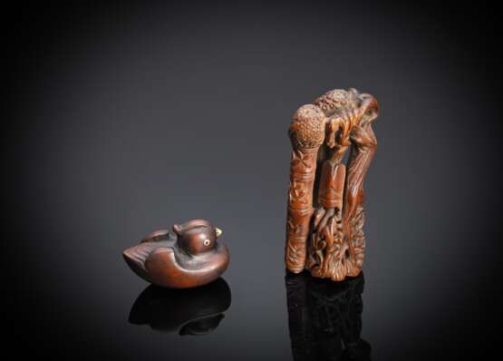 Drei Netsuke aus Buchsbaum - фото 1