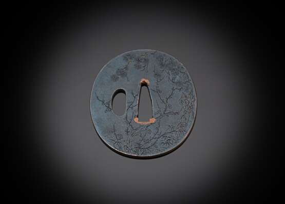 Tsuba aus Shakudo - photo 1