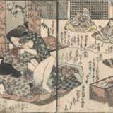 Sammlung von Buchseiten mit 'Shunga'-Szenen von diversen Künstlern - фото 2