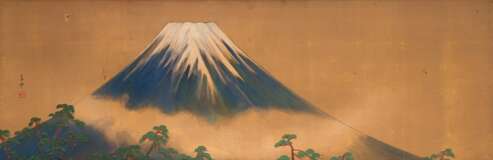 Malerei mit Darstellung des Fuji - photo 1