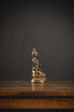 Bodhisattva aus Kupfer Repoussé - фото 3