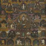 Thangka mit zentraler Darstellung des Padmasambhava - Foto 1