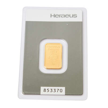 GOLDBARREN 5 g, HERAEUS, - photo 2