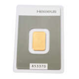 GOLDBARREN 5 g, HERAEUS, - photo 2