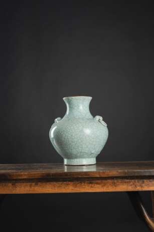 'Hu'-förmige Vase mit Glasur im 'Ge'-Stil - Foto 2