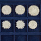 ECU Sammlung mit 33 Münzen in Samtschatulle, - photo 5