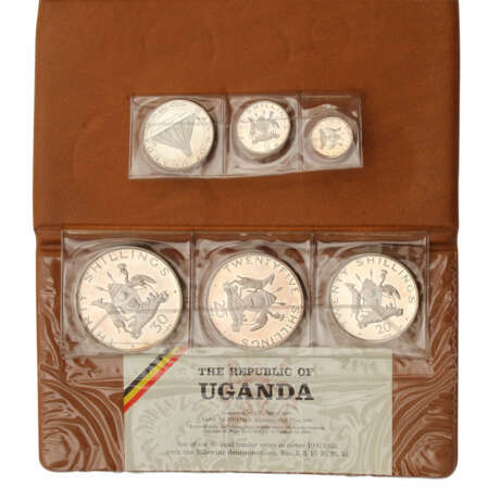 Uganda - Feinsilbermünzen mit 30 Shillings, - фото 2