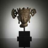 Kopf des Buddha Paree aus Bronze - Foto 1