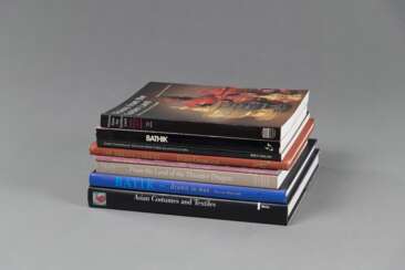 Batik, Lack, Textilien, 8 Bände, u.a. Itie van Hout, Diana K. Myers, Susan S. Bean