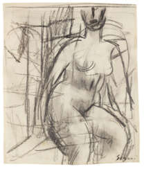 Mario Sironi. Composizione con nudo femminile circa 1923