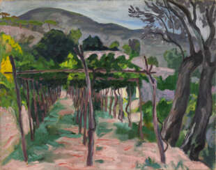 Carlo Levi. Paesaggio con alberi 1938