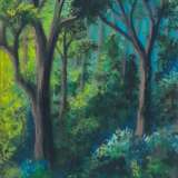 Forest on a bright sunny day. Set aus 3 Stk. Leinwand auf Karton Acryl Impressionismus Landschaftsmalerei Türkei 2023 - Foto 4