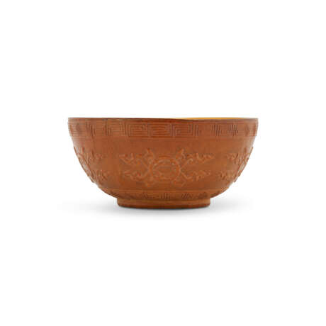 A RARE MOULDED GOURD BOWL - photo 2