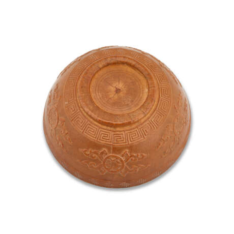 A RARE MOULDED GOURD BOWL - фото 4