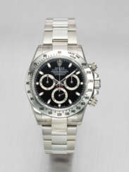 ROLEX. AN ATTRACTIVE STAINLESS STEEL AUTOMATIC CHRONOGRAPH WRISTWATCH WITH BRACELET