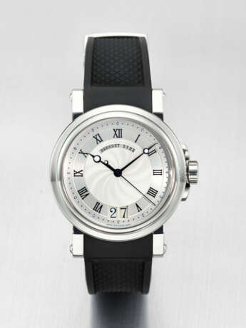 BREGUET. AN ATTRACTIVE STAINLESS STEEL AUTOMATIC WRISTWATCH WITH SWEEP CENTRE SECONDS AND DATE - фото 1