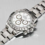 ROLEX. AN ATTRACTIVE STAINLESS STEEL AUTOMATIC CHRONOGRAPH WRISTWATCH WITH BRACELET - Foto 2