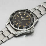 ROLEX. AN ATTRACTIVE STAINLESS STEEL AUTOMATIC WRISTWATCH WITH SWEEP CENTRE SECONDS, TROPICAL GILT DIAL AND BRACELET - photo 3