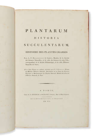 REDOUT&#201;, Pierre-Joseph (1759-1840) et Augustin Pyramus de CANDOLLE (1778-1841) - фото 2