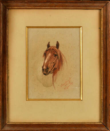 Armand POINT (1860-1932). Buste de cheval - фото 1