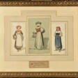 Auguste ANASTASI (1820-1889). Etude de trois costumes italiens, Campagne de Rome - Auction archive