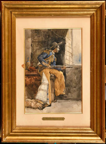 Etienne Prosper BERNE-BELLECOUR (1838-1910). Espagnol au fusil - фото 1