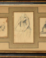 Ernest MEISSONIER (1815-1891). Etude de personnages.